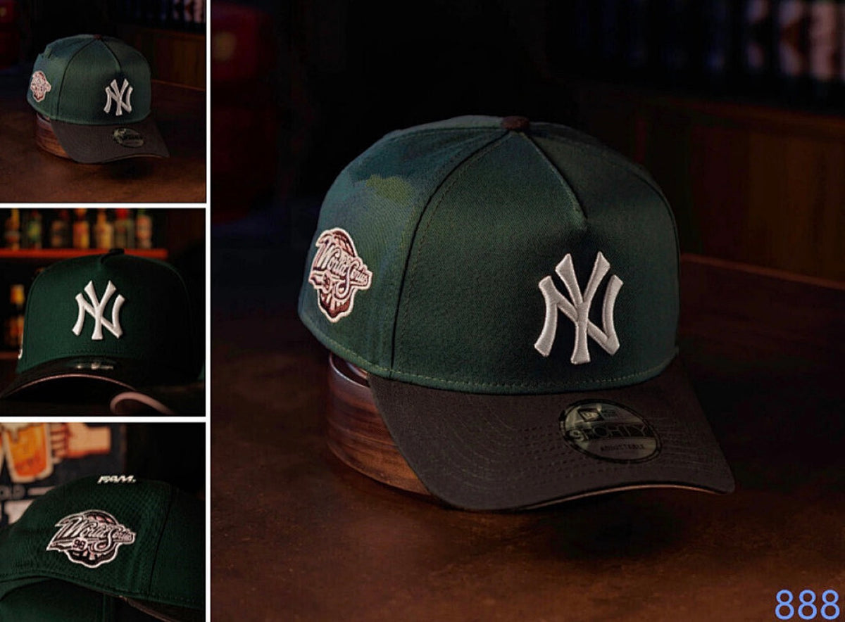 NEW ERA 9FORTY A-FRAME NEW YORK YANKEES WORLD SERIES 1998 TWO TONE / PINK UV SNAPBACK CAP