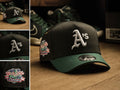 OAKLAND ATHLETICS MLB BLACK GREEN TWO TONE GRAY UV / NEW ERA 9FORTY A-FRAME