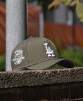 9Forty Los Angeles Dodgers 50.º aniversario verde oliva