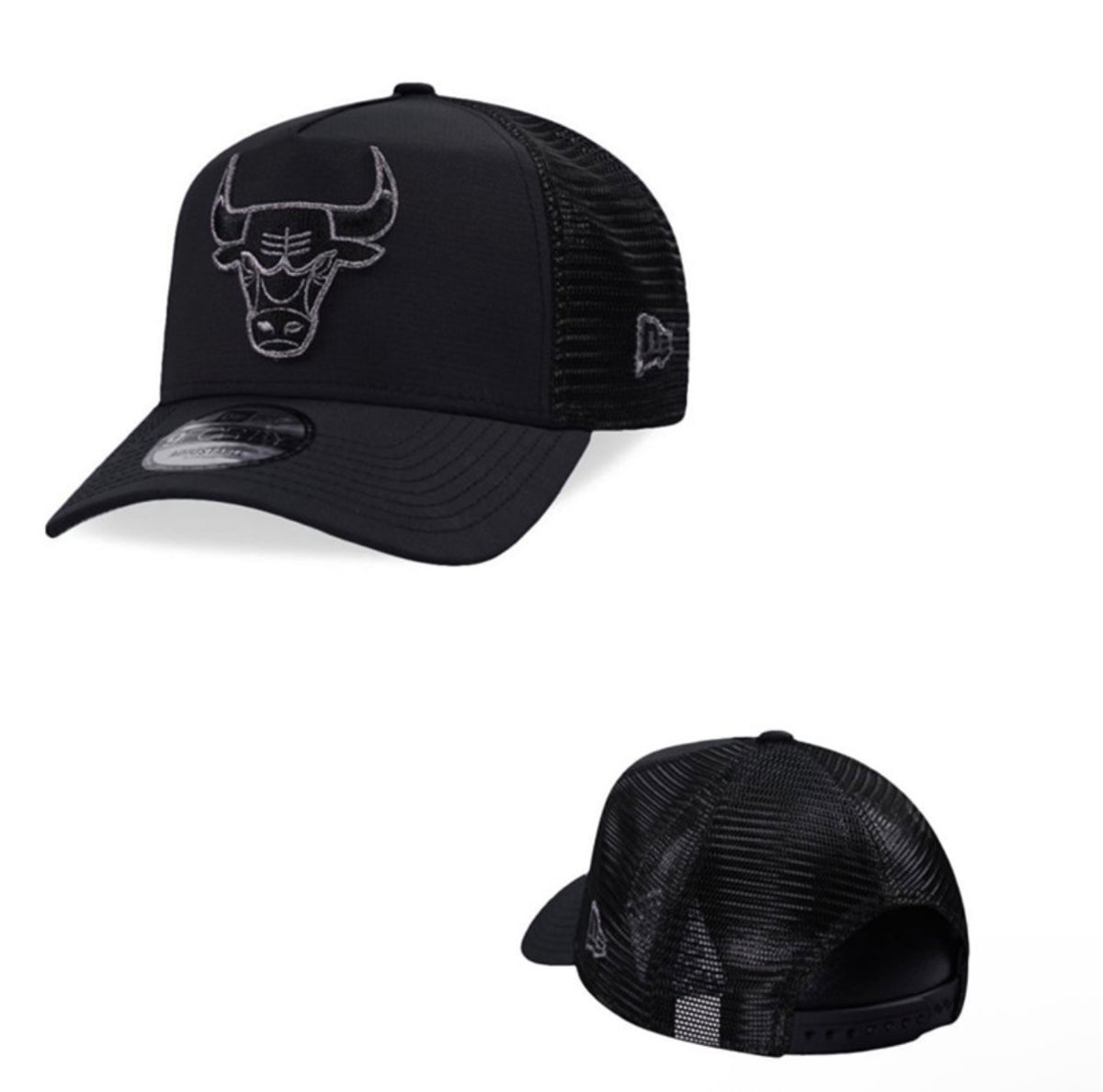 NEW ERA CHICAGO BULLS
TITANIUM TRUCKER EDITION 9FORTY A FRAME SNAPBACK HAT