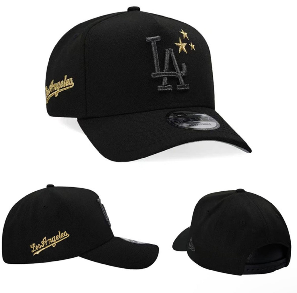 NEW ERA LOS ANGELES
DODGERS BLACK GOLD 9FORTY
A FRAME SNADRACK HAT