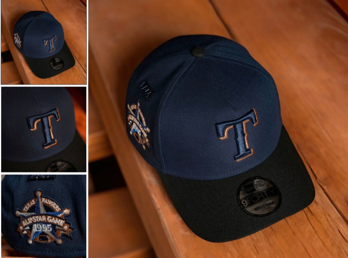 TEXAS RANGERS MLB BLUE SILVER UV / NEW ERA 9FORTY A-FRAME