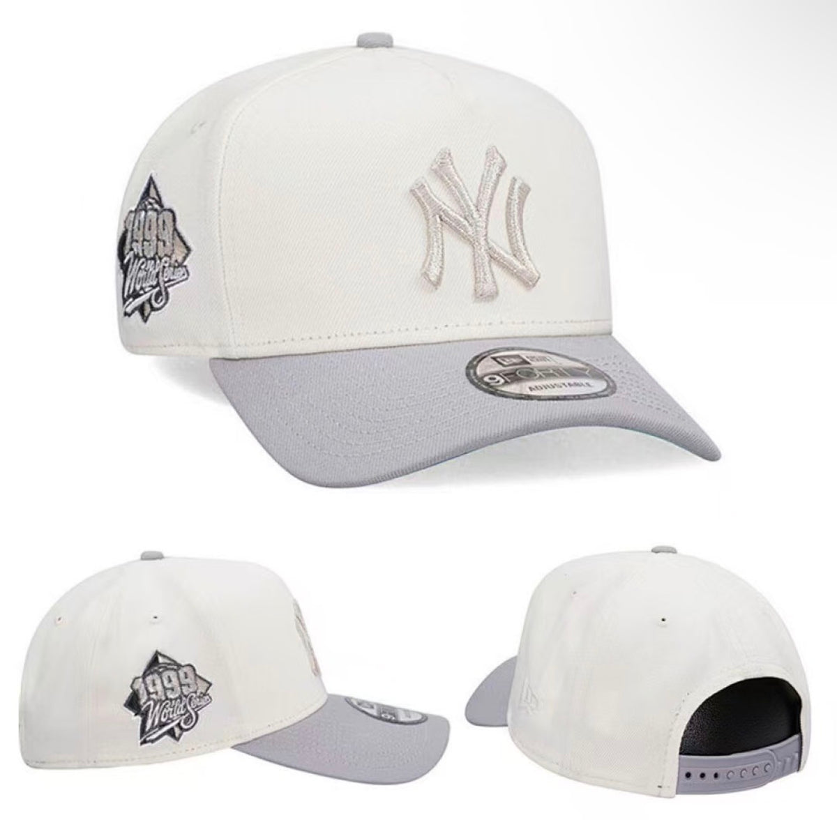 New Era New York Yankees World Series 1999 Chrome Metallic Two Tone 9Forty A-Frame