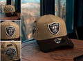 LAS VEGAS RAIDERS NFL CAMEL GREY UV / NEW ERA 9FORTY A-FRAME