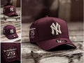 NEW YORK YANKEES MLB PLUM CROWN GRAY UV / NEW ERA 9FORTY A-FRAME ADJUSTABLE