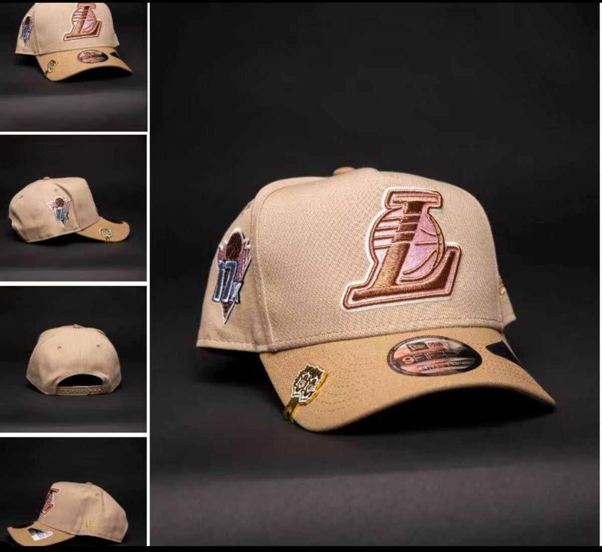 New Era 9FORTY BEIGE SNAPBACK